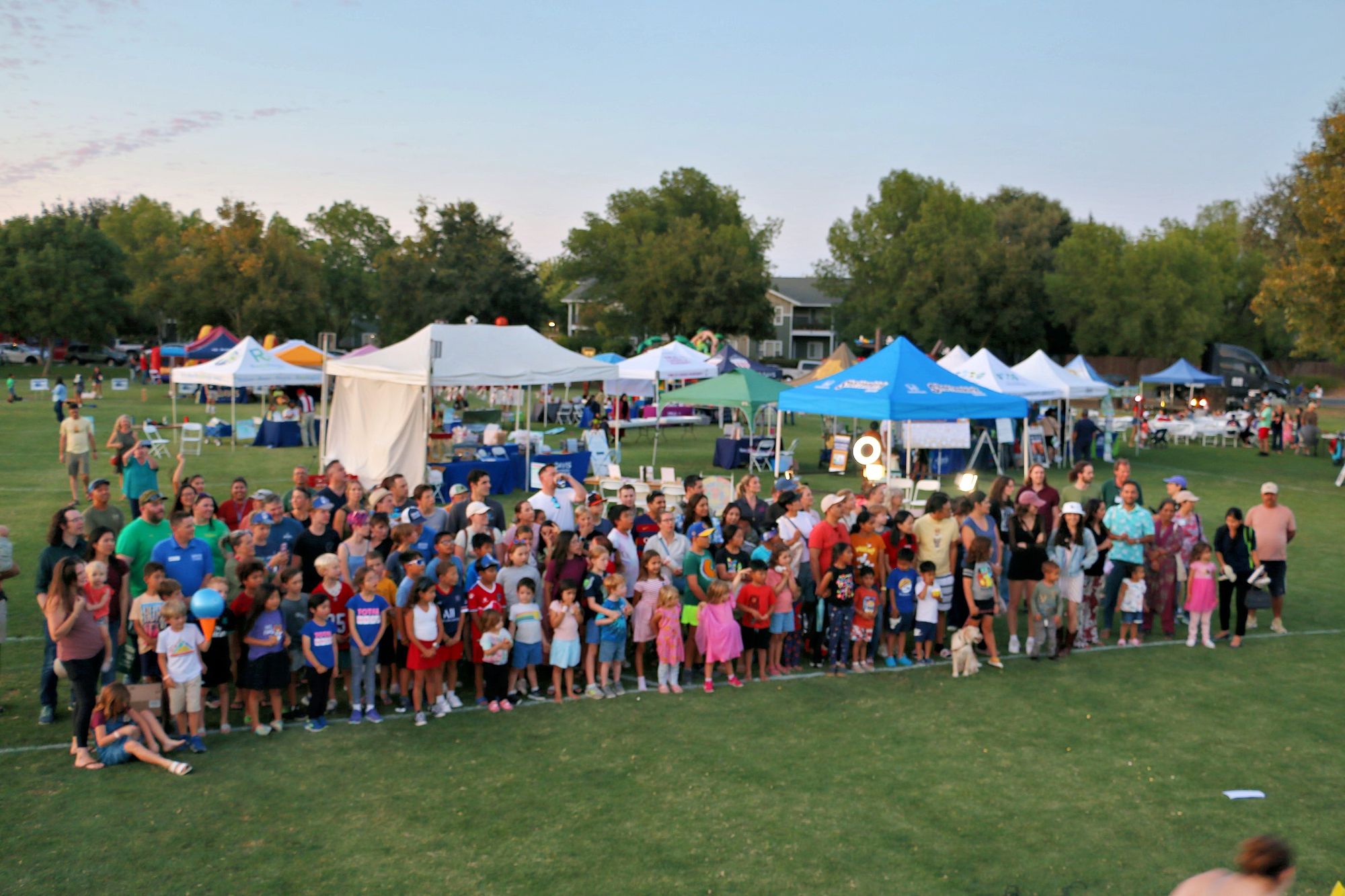 A group photo from a Davis Chamber community gathering